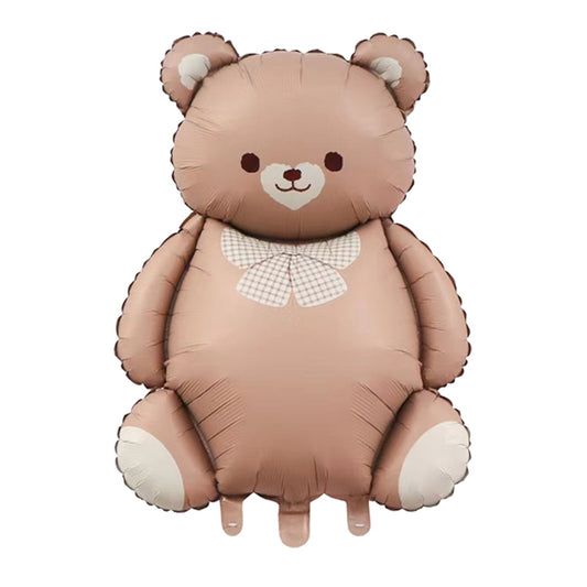 35" Matte Teddy Bear Brown Bear Balloons
