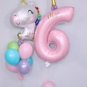 CUSTOM NUMBER + BOUQUET $140-$200
