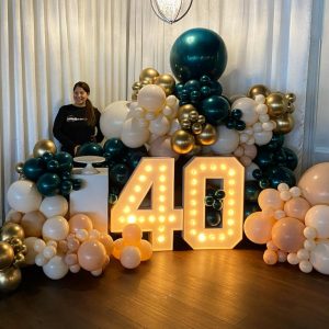 Marquee Numbers & Balloons